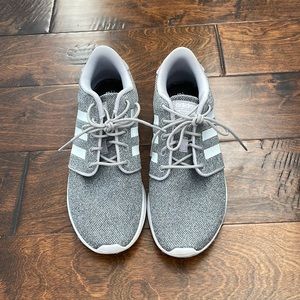 Gray Adidas shoes